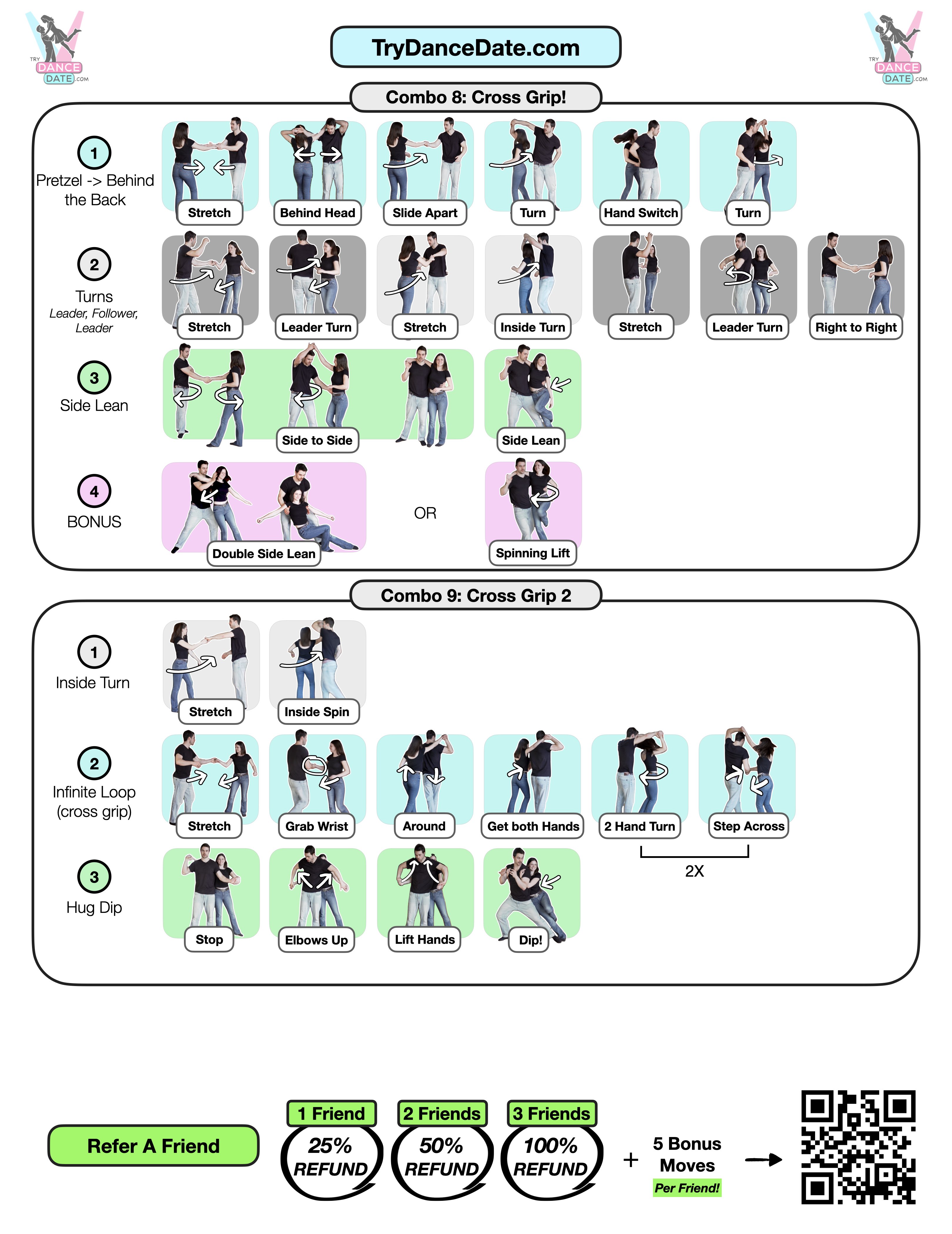 Dance Date Cheat Sheet Page 5